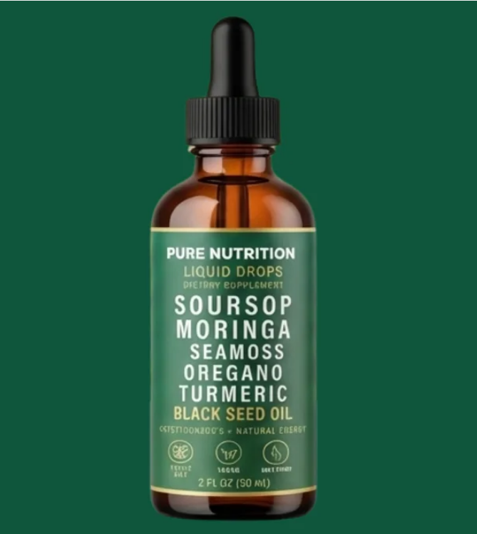 Purify® 20-in-1 Soursop Drops — سوبرفوود سائل لدعم الطاقة، الهضم، صفاء الذهن وصحة الجسم كامل